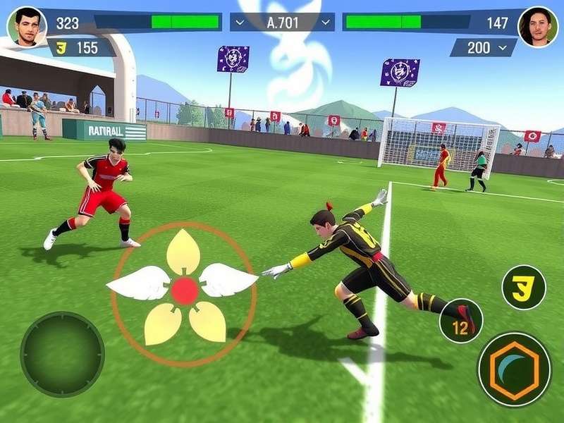 Saffron Strikers Gameplay Screenshot